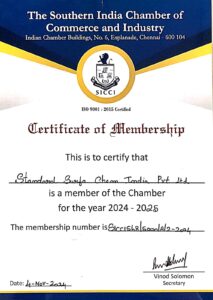 THE SOUTHERN INDIA CHAMBER OF COMMERCE AND INDUSTRY